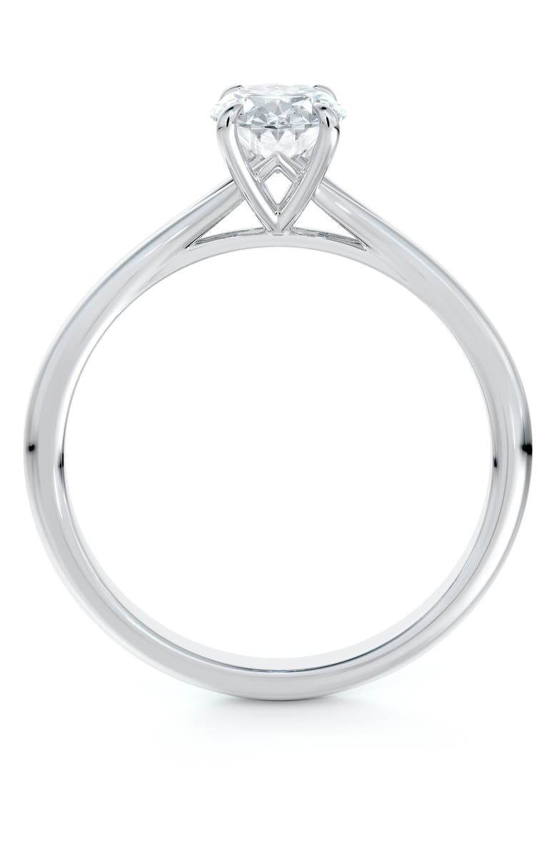 De Beers Forevermark Icon<sup>™</sup> Setting Oval Diamond Engagement Ring, Alternate, color, 
