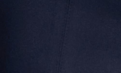 Shop Mango Straight Leg Ankle Pants In Navy