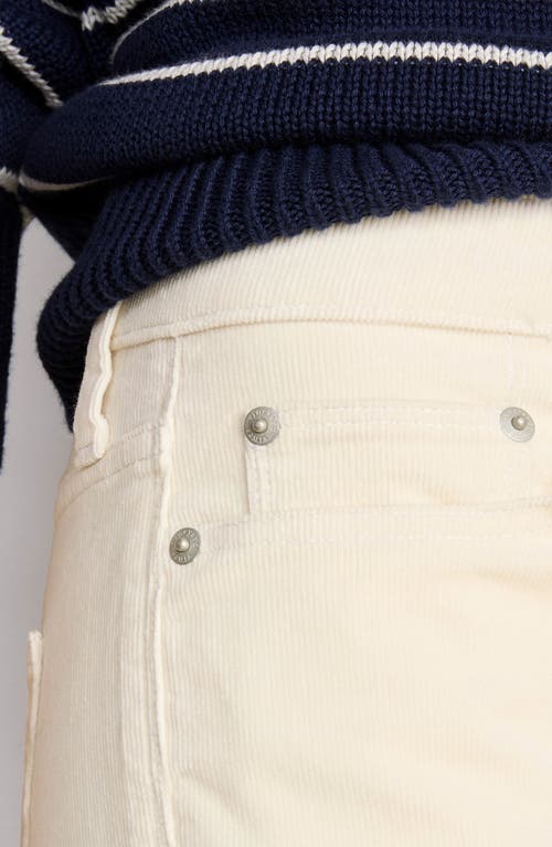 Vineyard Vines Corduroy Ankle Straight Leg Pants In White