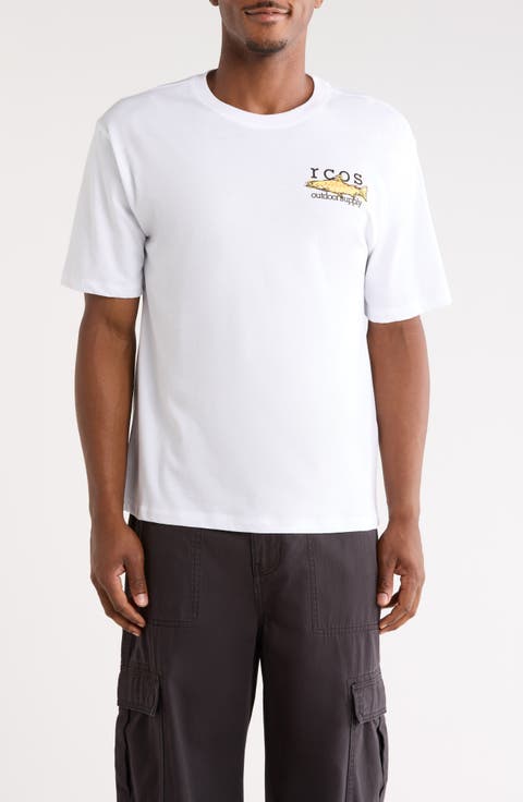 Trout Cotton Graphic T-Shirt