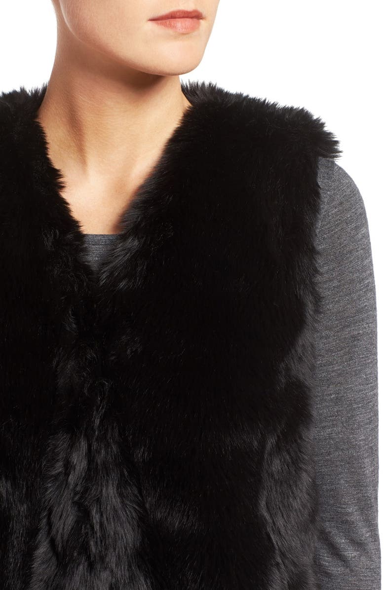 Madewell Faux Fur Vest, Alternate, color, 