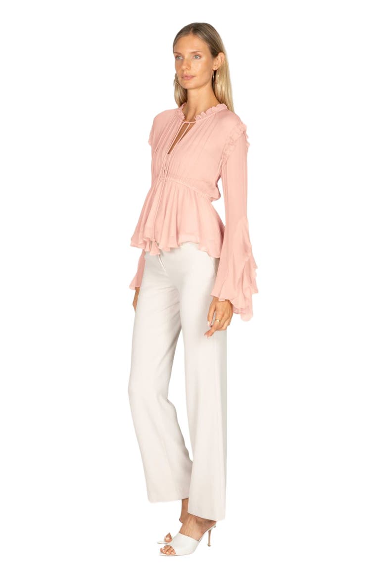 Emeline Blouse, Alternate, color, PEACH