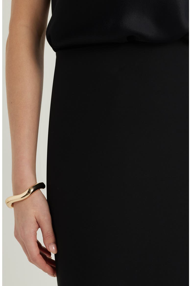 Stretch Pencil Skirt, Alternate, color, BLACK