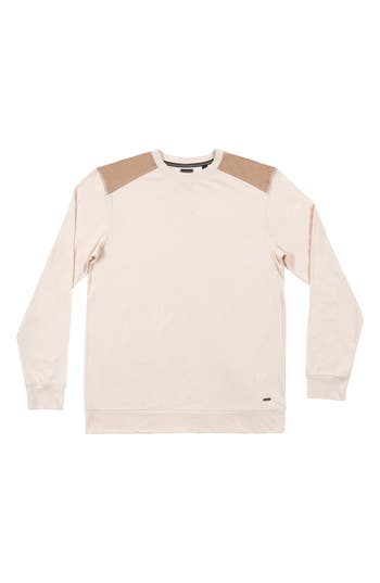 Burnside Heathered Long Sleeve T-shirt In Neutral