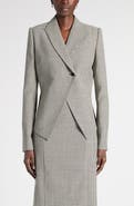 McQueen Houndstooth Wool Jacket