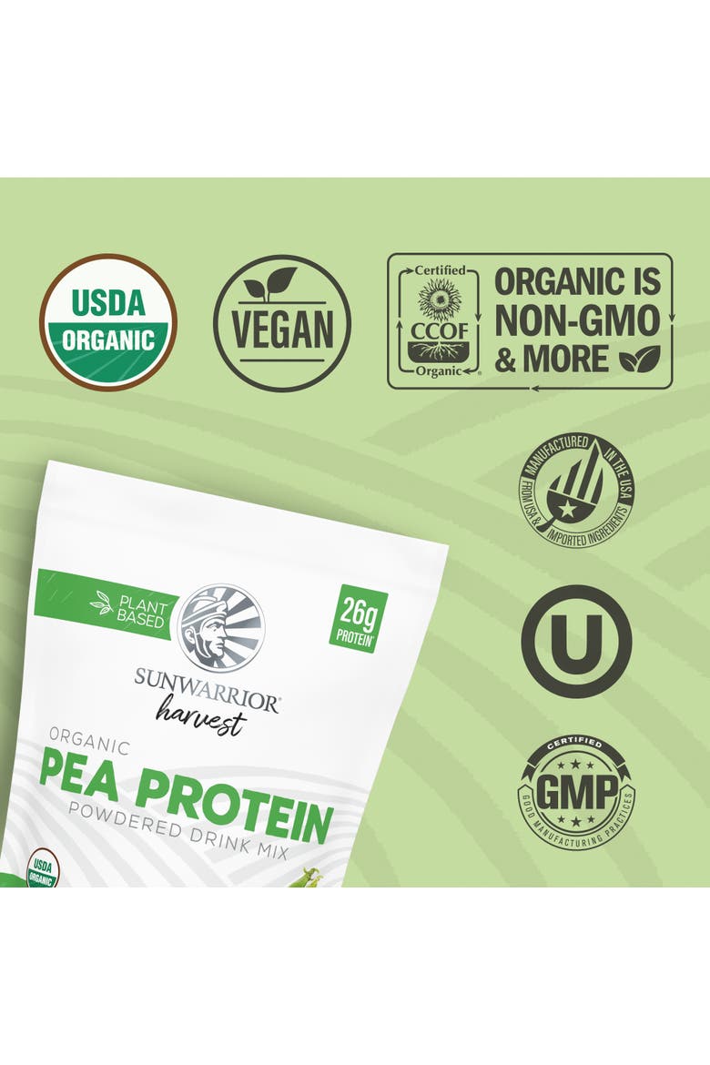 Organic Harvest Pea Protein Powder 1225g Pouch, Alternate, color, No Color