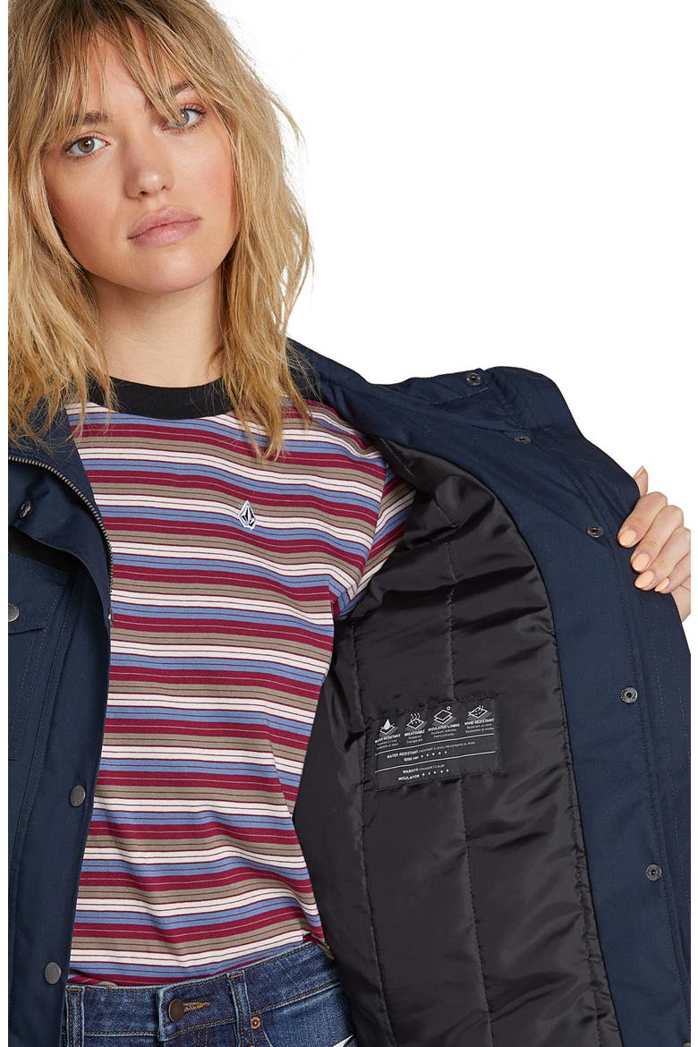 Venston 5K Water Resistant Hooded Parka, Alternate, color, MULTI BLUE