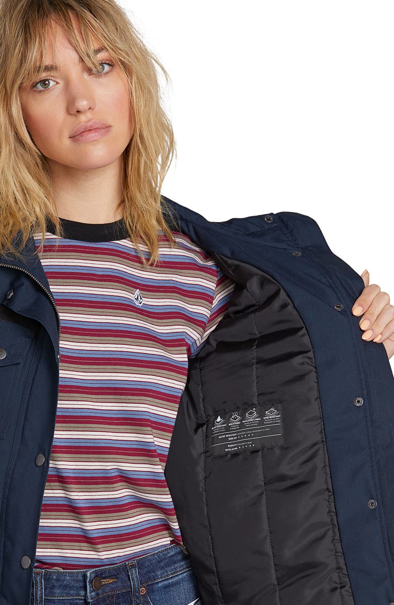 Volcom Venston 5K Water Resistant Hooded Parka, Alternate, color, 