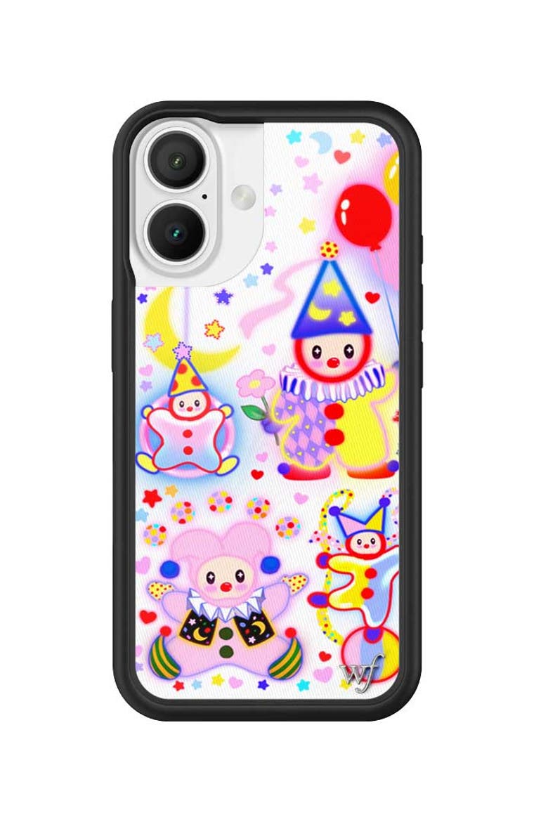 Clown Around iPhone Case, Alternate, color, White
