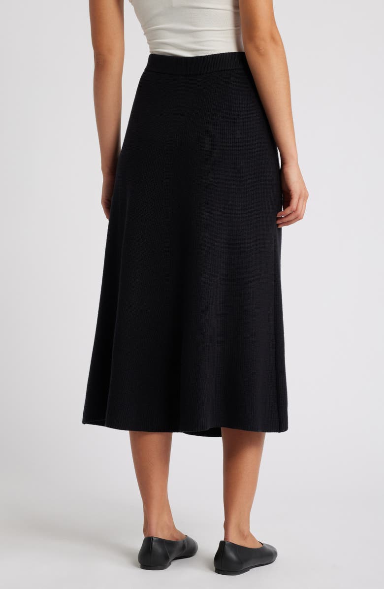 Masai Copenhagen Skylar Cotton Blend Knit Midi Skirt, Alternate, color,