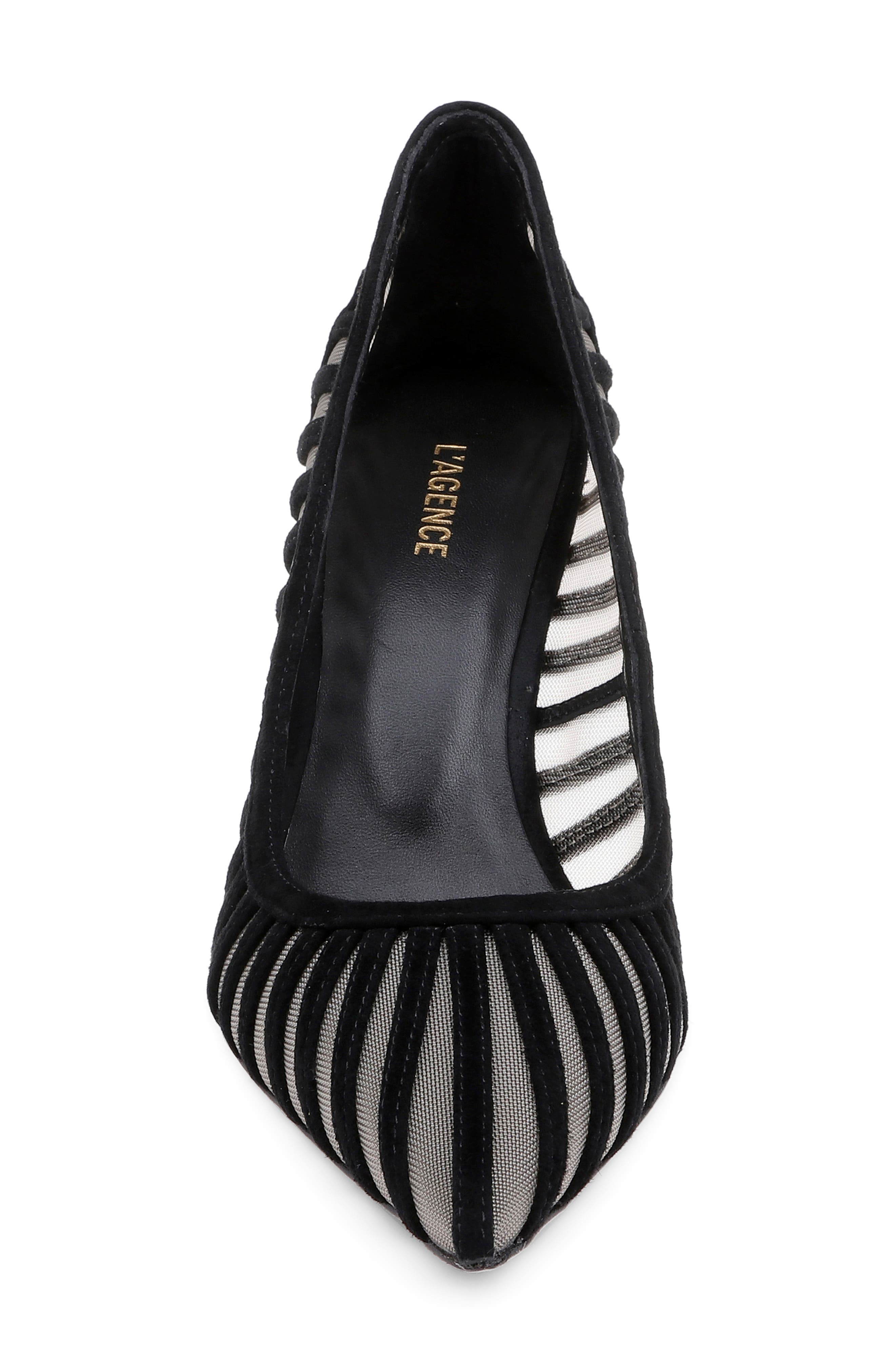 Lenox Mesh Pump, Alternate, color, BLACK SUEDE