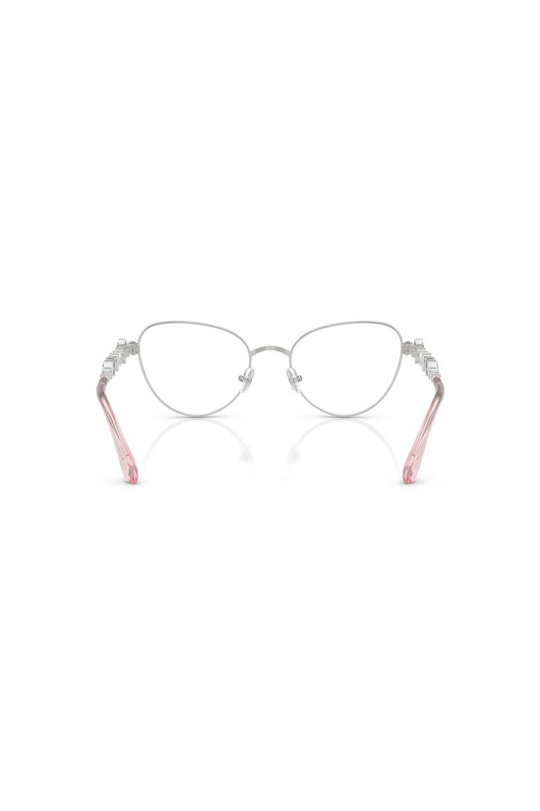 53mm Cat Eye optical glasses, Alternate, color, Silver