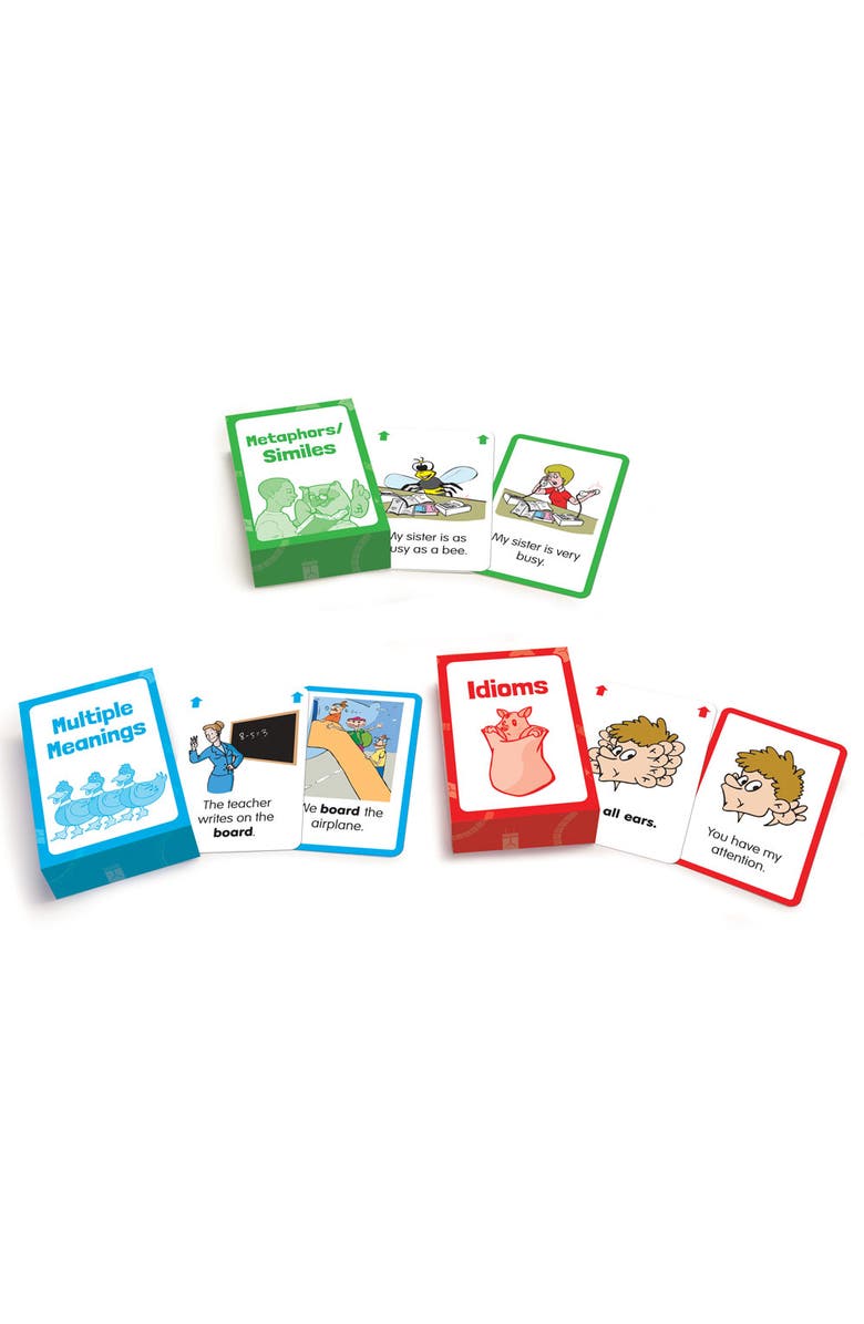 Junior Learning Meaning Flashcards, Alternate, color, Multicolored