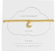 Estella Bartlett Sienna Moon Beaded Stretch Bracelet