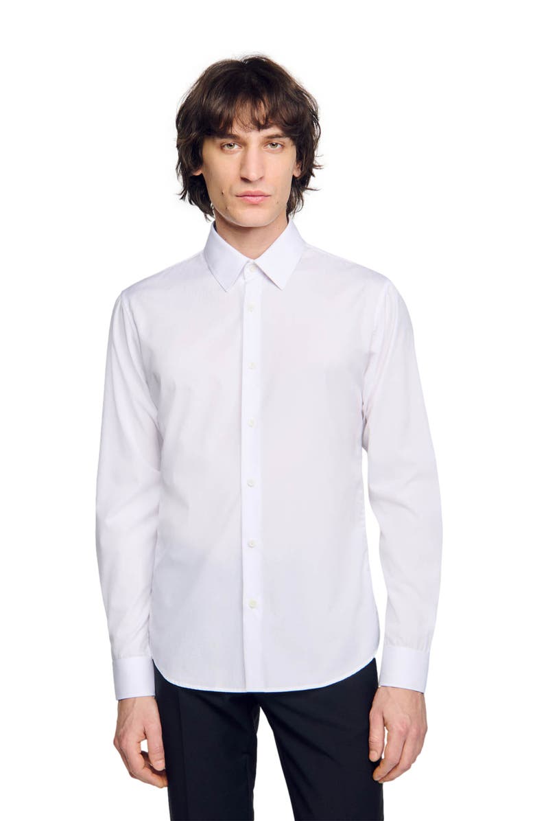 SANDRO Plain shirt, Alternate, color,
