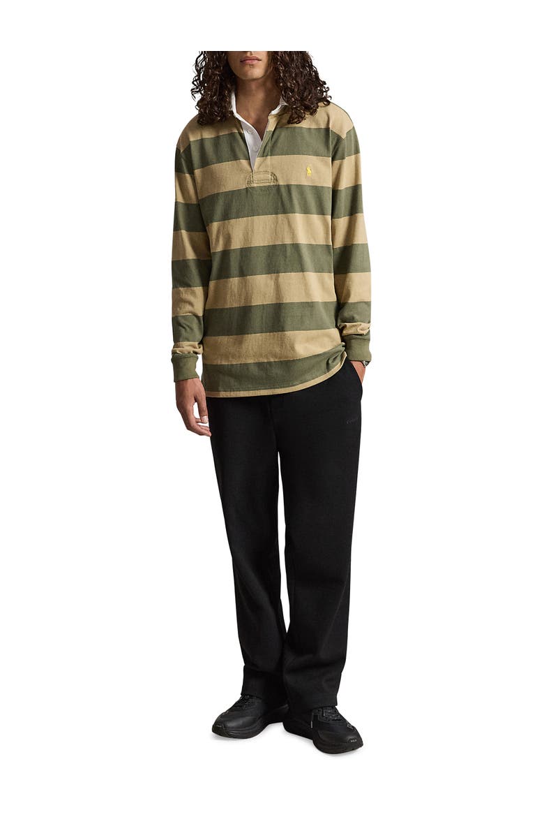 Big & Tall Iconic Rugby Shirt, Alternate, color, CRSE OLIV SURRY TN