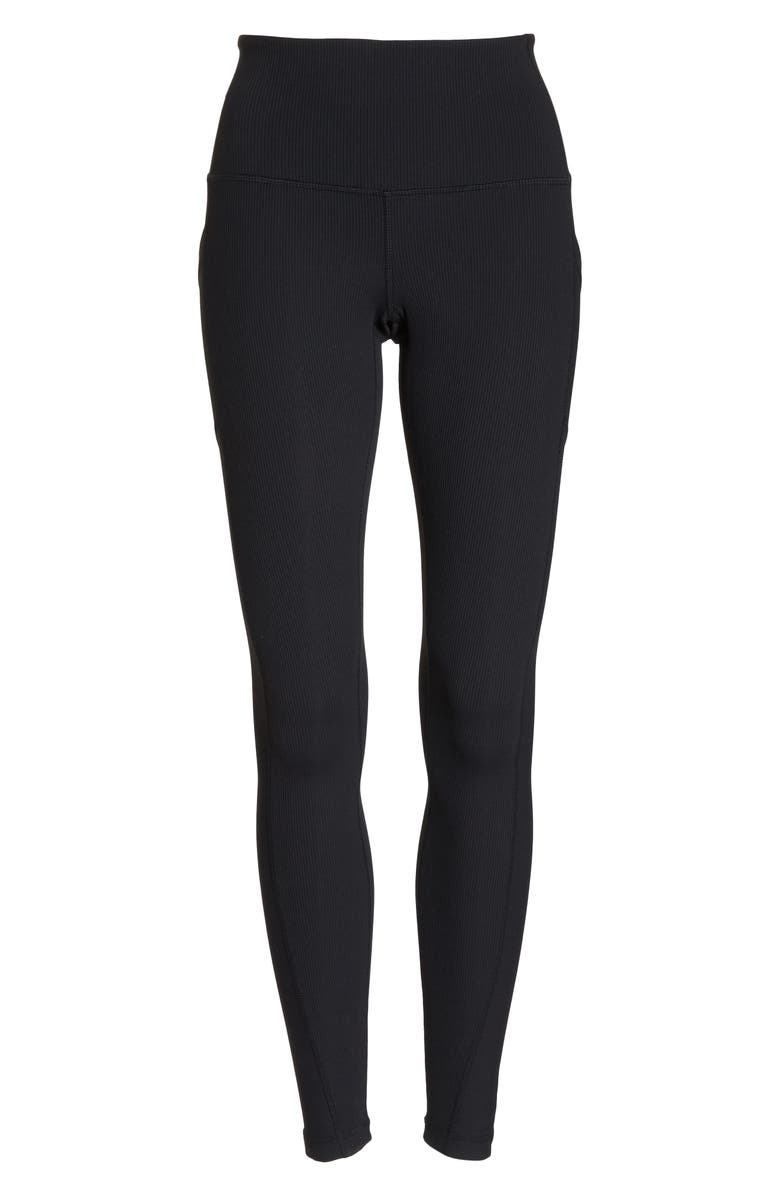 Zella Divine High Waist Rib Leggings, Alternate, color,