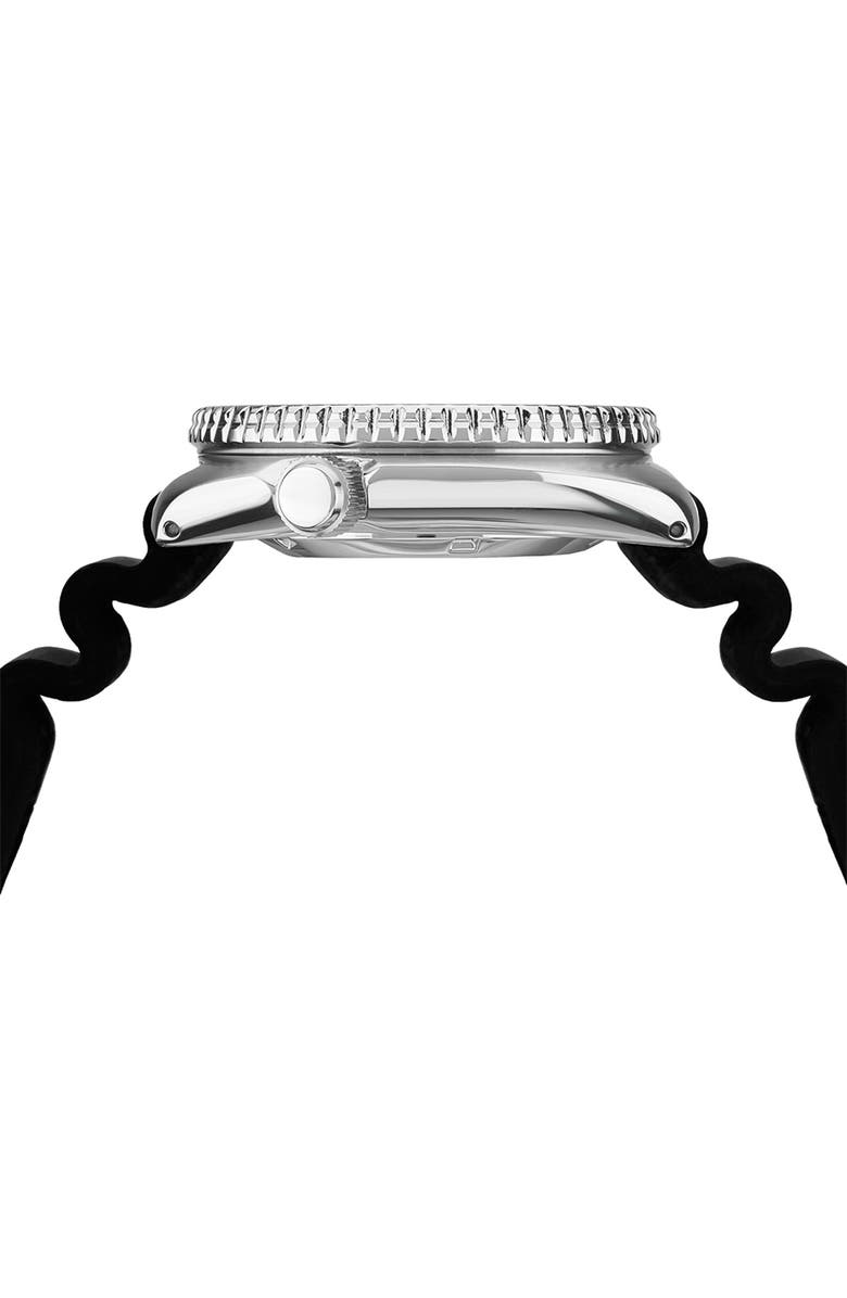 SEIKO WATCHES Prospex Diver Automatic Silicone Strap Watch, 45mm, Alternate, color, Black