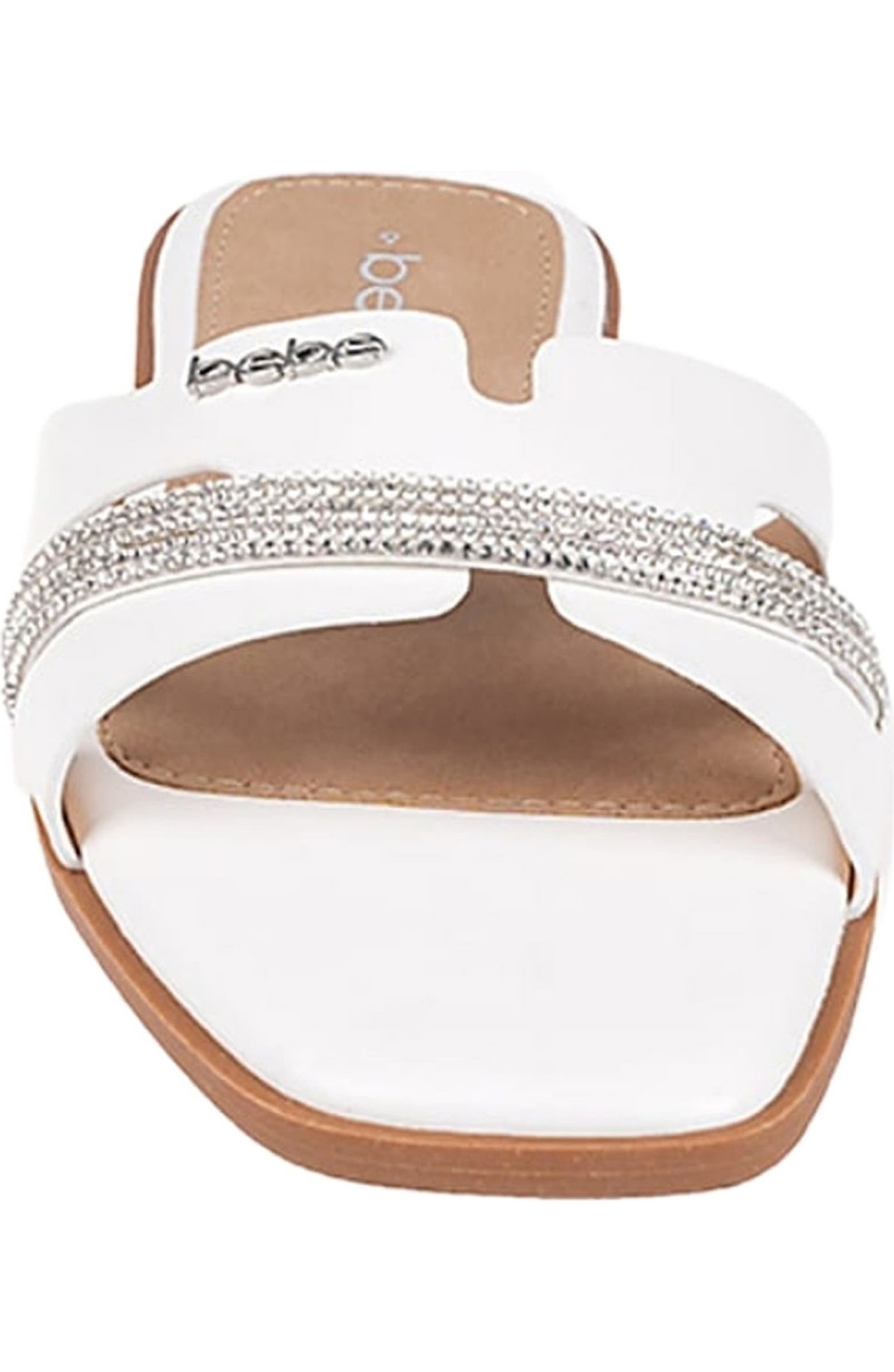 bebe Rhinestone Slide Sandal (Women) | Nordstromrack