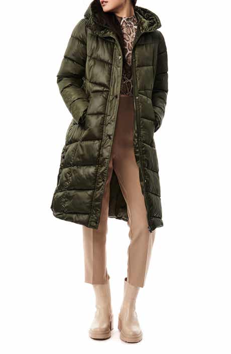 Bernardo Shiny Insulated Puffer Coat