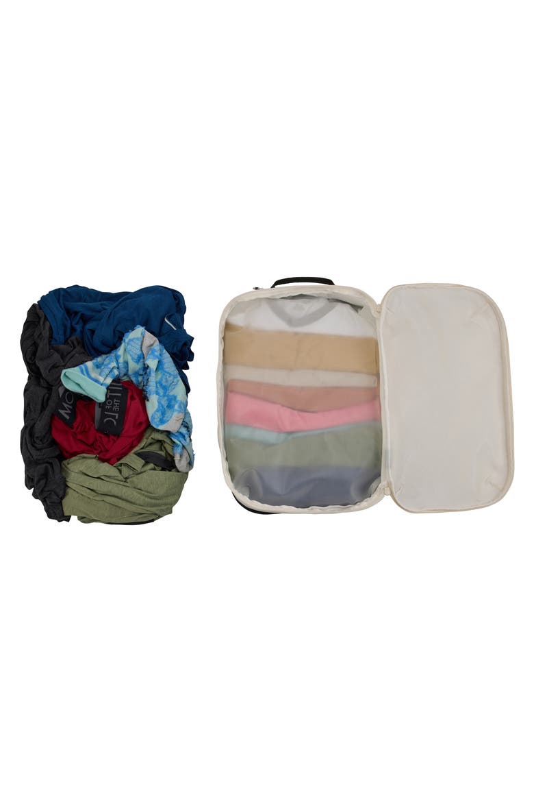 Clean/Dirty Packing Cube, Alternate, color, WHITE