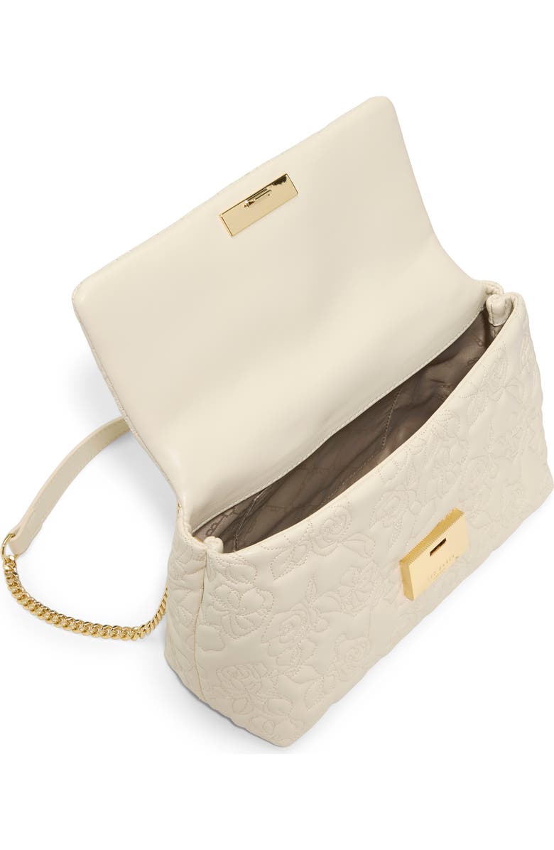 Ted Baker London Ginn Marie Quilted Crossbody Bag, Alternate, color, White/Bone