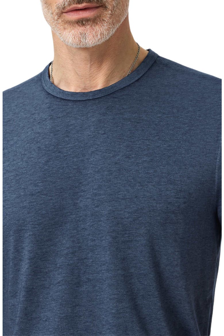 Bale Burnout Crewneck T-Shirt, Alternate, color, OILED BLUE