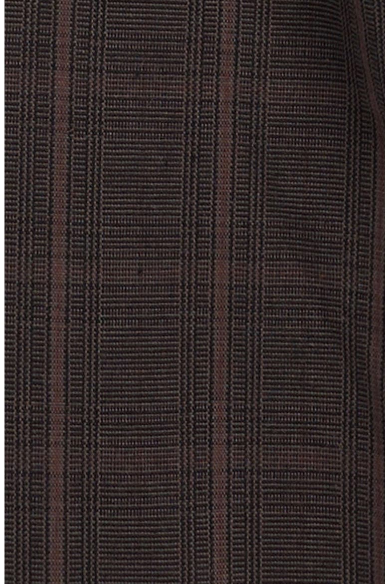 Kids' Sylas Plaid Stretch Cotton Pants, Alternate, color, BLACK