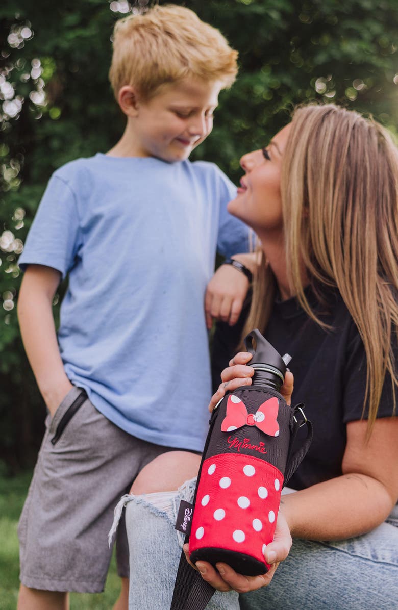 Picnic Time Minnie Mouse Bottle & Cooler Sling, Alternate, color, Black