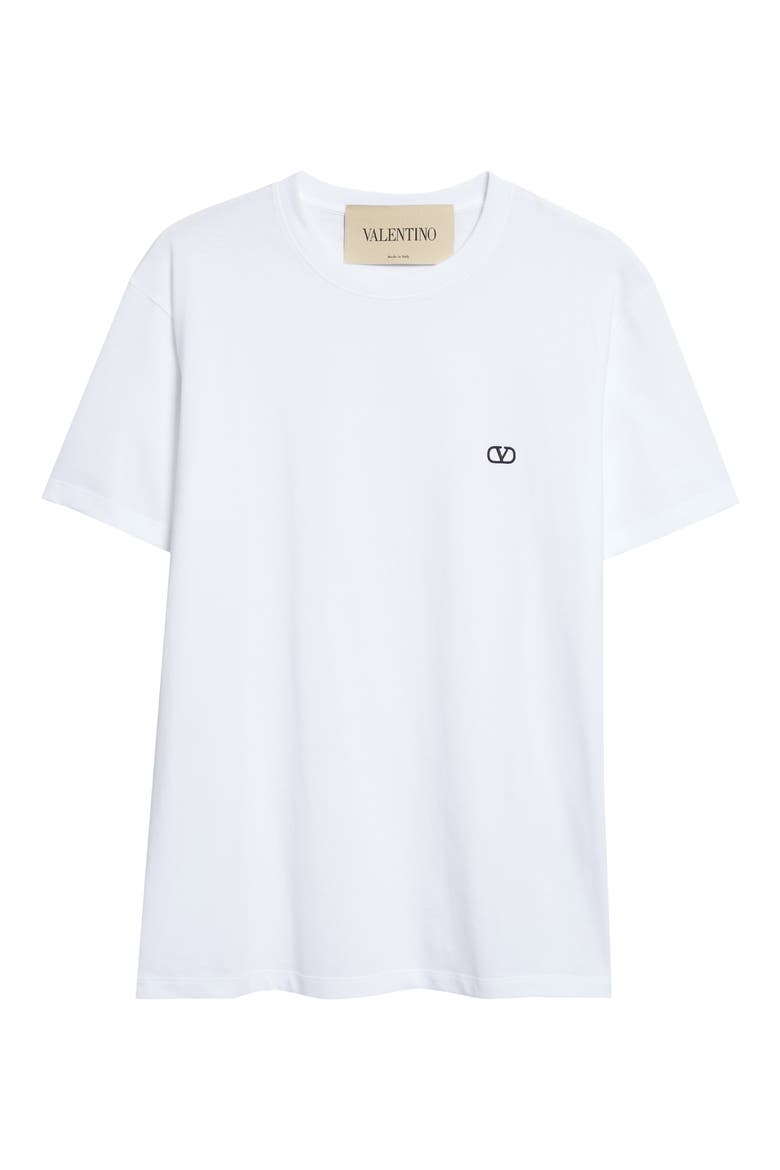 VLOGO Cotton T-Shirt, Alternate, color, WHITE