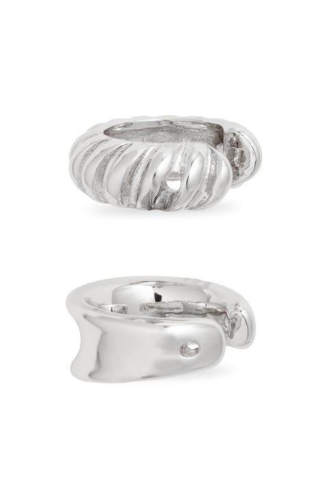 Set of 2 Cuff Earrings