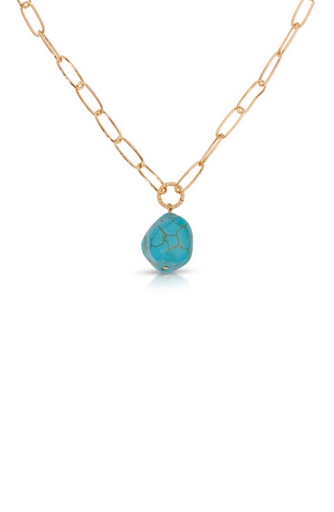 Turquoise Pendant Necklace