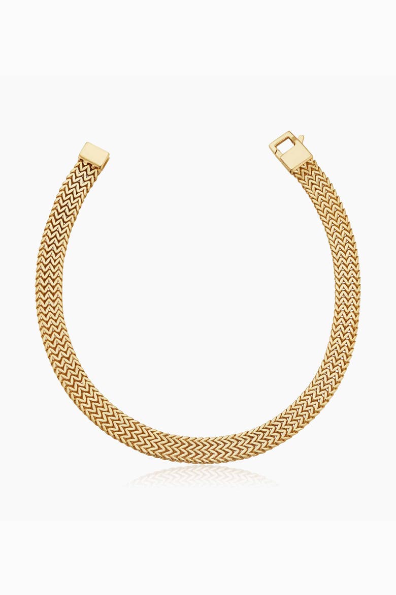 14K Gold Chevron Bracelet, Main, color, Yellow Gold