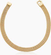 Oradina 14K Gold Chevron Bracelet