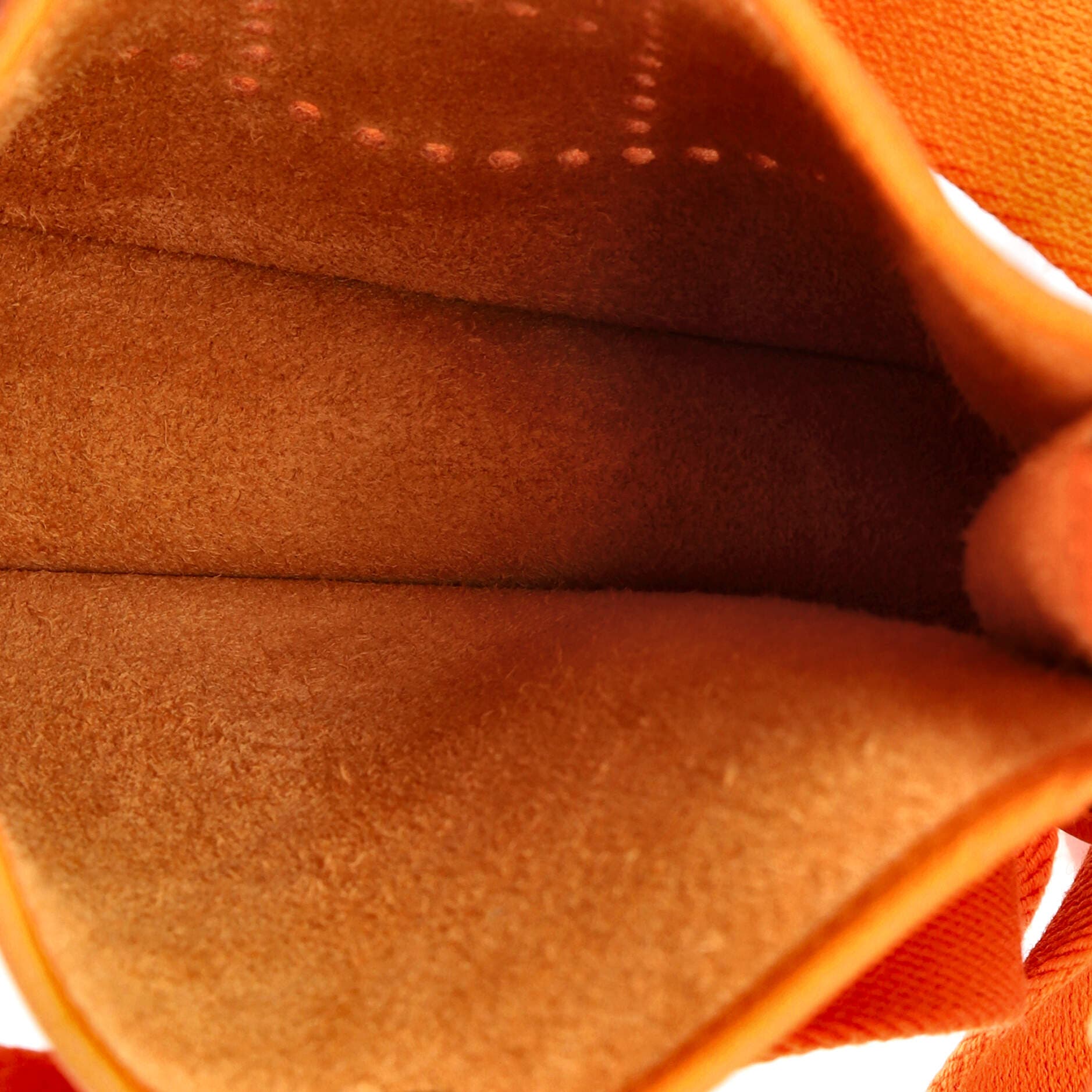 Pre-Owned Hermes Evelyne Bag Gen III Clemence TPM, Alternate, color, Orange Minium