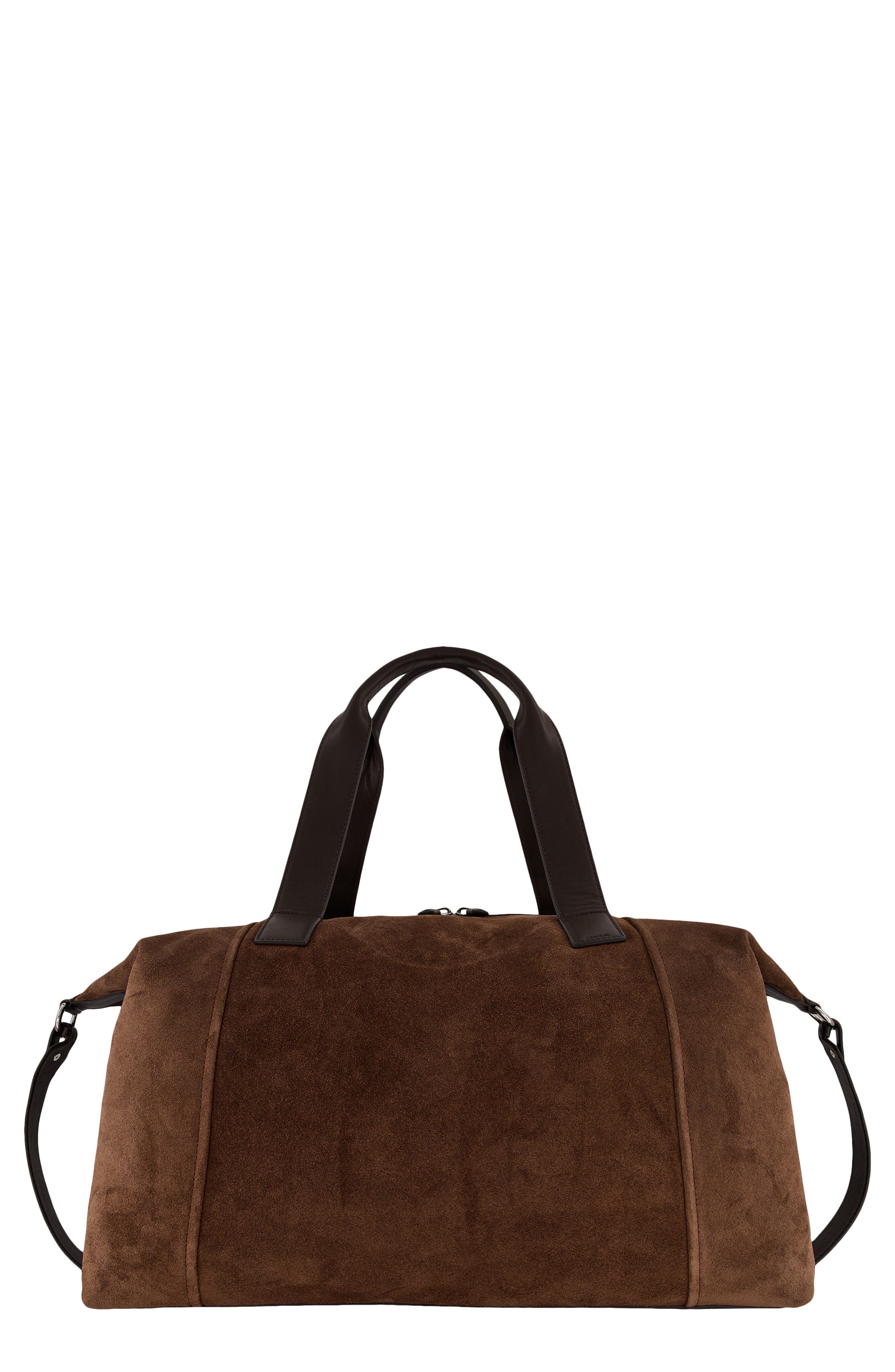 Vince Westmore Leather Duffle Bag, Main, color, Chocolate