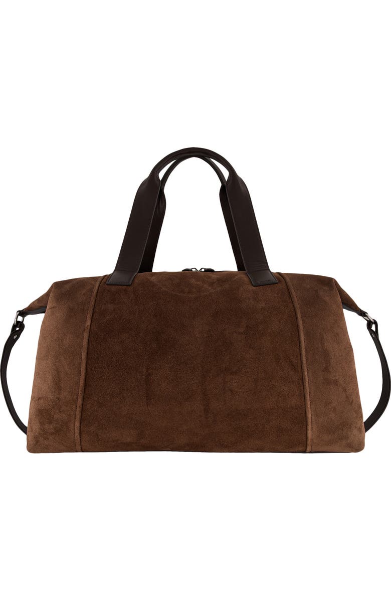 Vince Westmore Leather Duffle Bag, Main, color, Chocolate