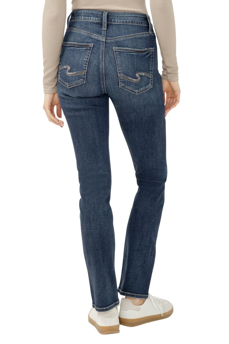 Avery High Waist Slim Straight Leg Jeans, Alternate, color, MAISIE
