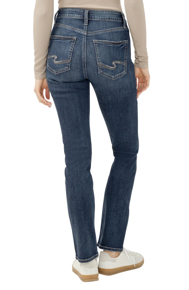 Silver Jeans Co. Avery High Waist Slim Straight Leg Jeans, Alternate, color, Maisie