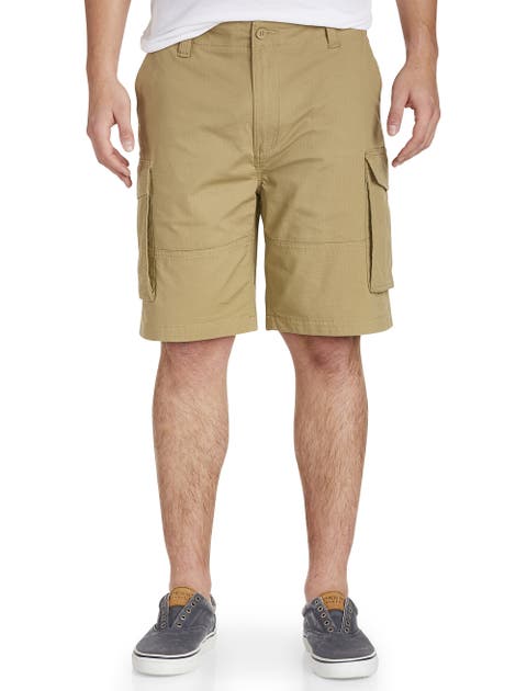 Big & Tall Stretch Ripstop Cotton Cargo Shorts