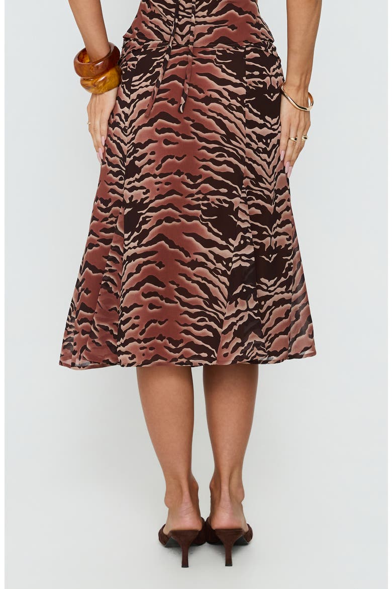 Tipsy Midi Skirt, Alternate, color, ANIMAL MULTI
