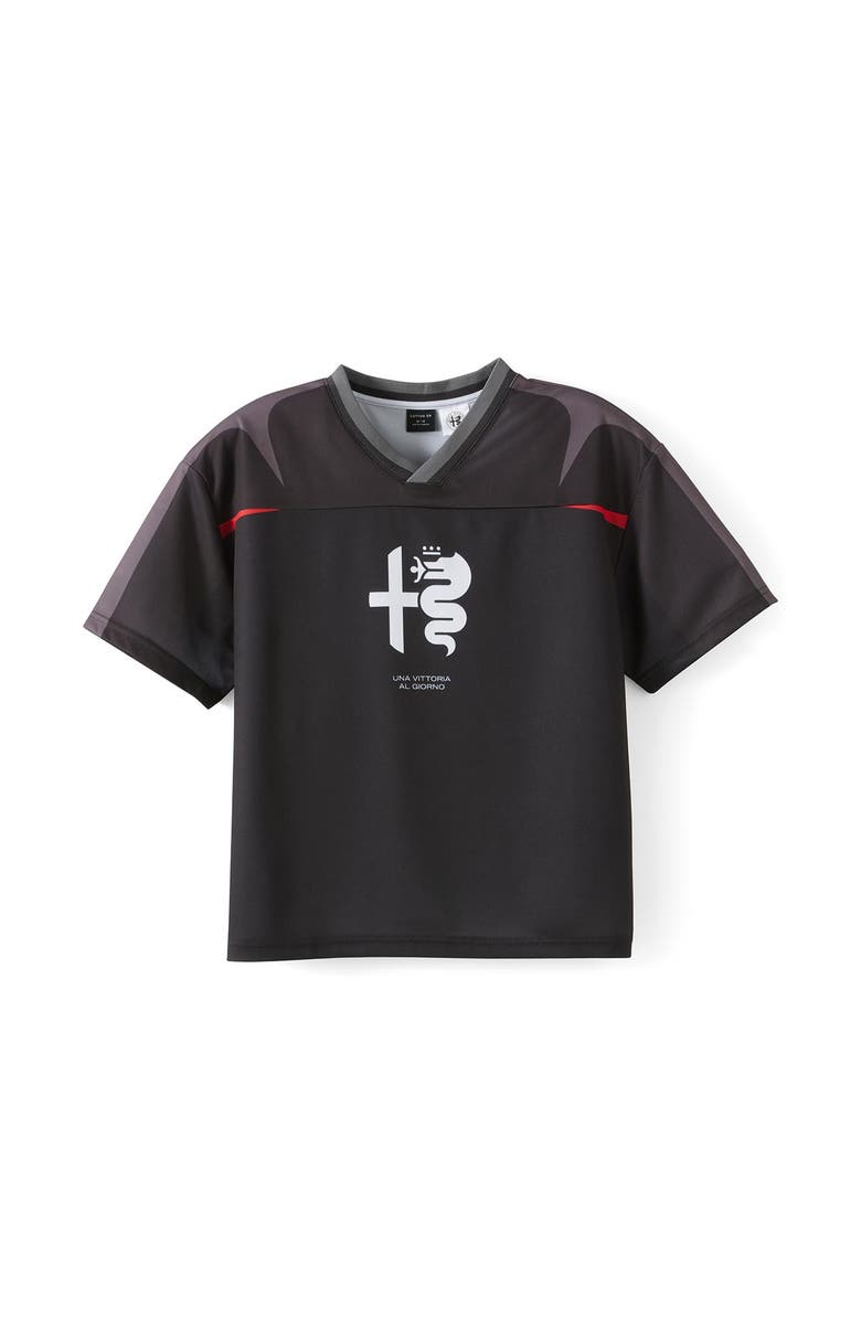 Cotton On Men's Alfa Romeo Football Jersey, Alternate, color, Lcn Alf Black  Alfa Romeo -