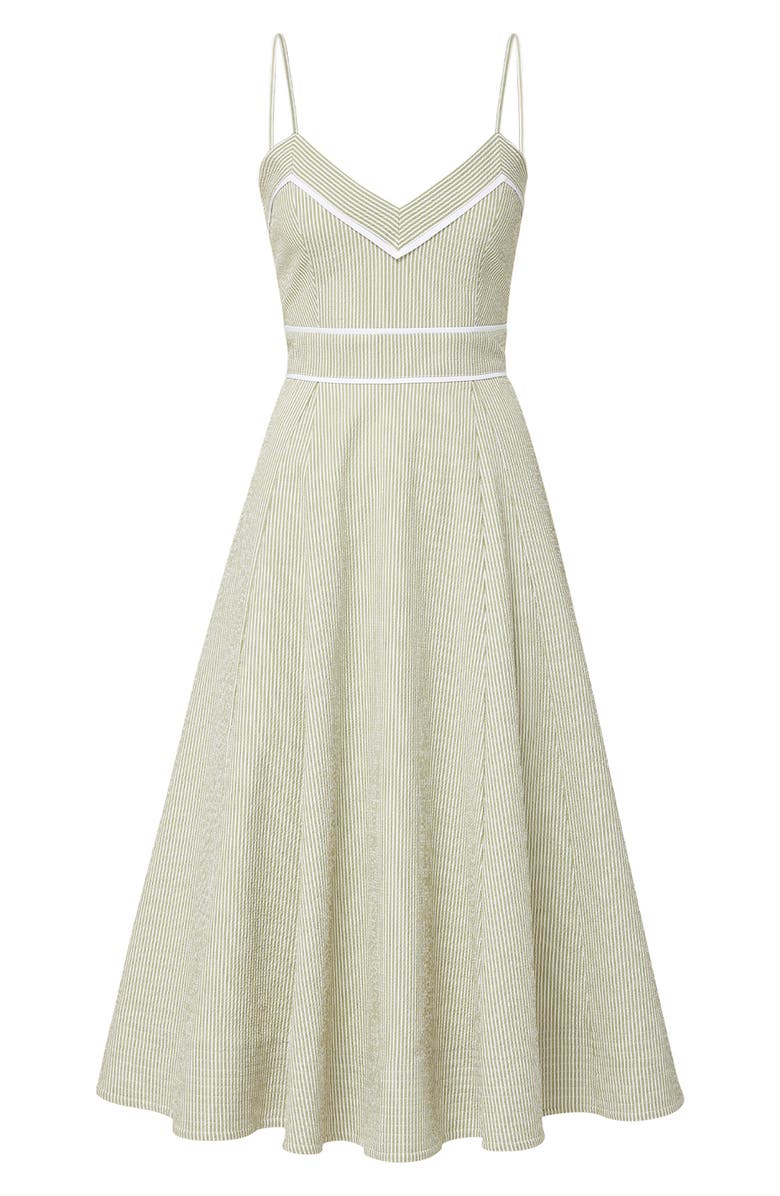 Veronica Beard Janis Fit & Flare Midi Dress, Alternate, color,