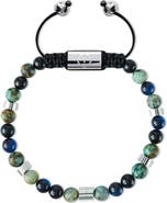 TORRELA Jasper Turquoise and Tiger Eye Blue Beads