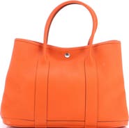 Pre-Owned Hermes Garden Party Tote Leather 36