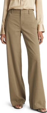 Vince Cotton Wide Leg Pants
