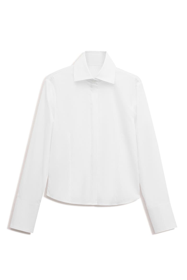 Button Up Shirt, Alternate, color, WHITE