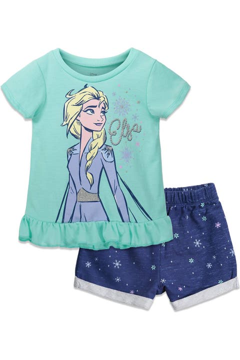 Princess 2-piece Tee And Shorts Set (toddler, Little Kid & Big Kid)