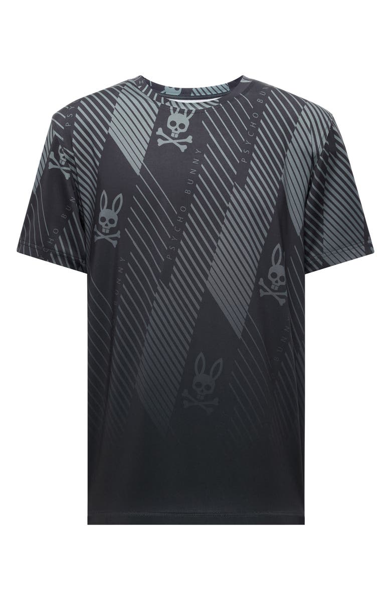 Psycho Bunny Fletcher Print Performance T-Shirt, Alternate, color,