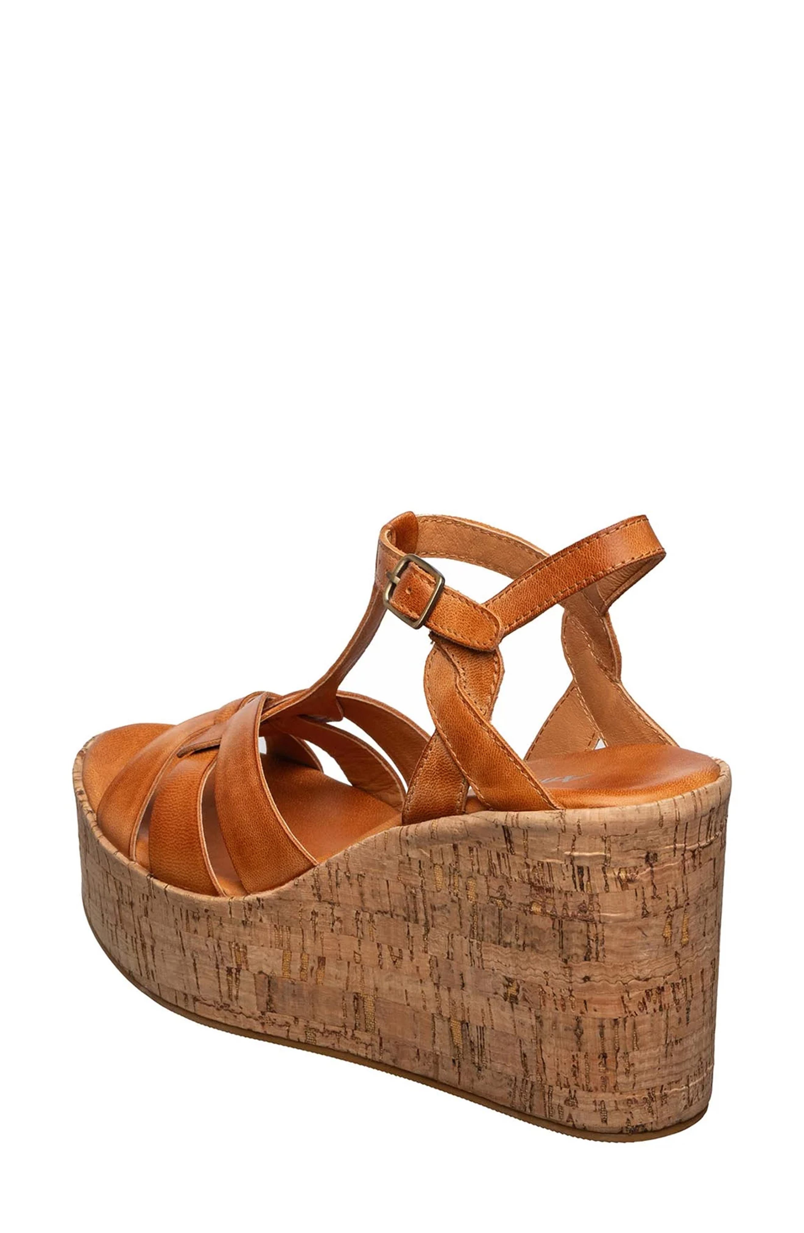 Abana T-Strap Platform Wedge Sandal - image 4